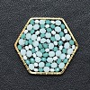 Handmade Woven Pendants GLAA-O016-C04-2