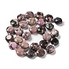 Natural Rhodonite Beads Strands G-NH0004-025-3