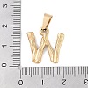 304 Stainless Steel Pendants STAS-F235-01G-W-3