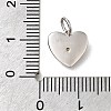 925 Sterling Silver Micro Pave Clear Cubic Zirconia Charms STER-V001-01P-08-3