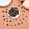 200Pcs 20 Styles Tibetan Style Alloy Flower Bead Caps TIBE-YW0001-87-5