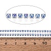 Iron & ABS Plastic Imitation Pearl Tennis Chains CH-Q006-01A-12-3