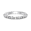 Rhodium Plated 925 Sterling Silver Micro Pave Cubic Zirconia Finger Rings for Women RJEW-K253-09P-2