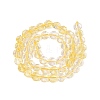 Transparent Crackle Glass Beads Strands GLAA-Q108-03A-02-2