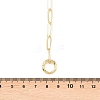 Brass Paperclip Chain Y Lariat Necklaces NJEW-H087-06A-G-5