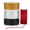 4 Rolls 4 Colors Round Nylon Cords OCOR-PH0006-28-1