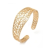 304 Stainless Steel Cuff Bangles for Women BJEW-U045-04G-4