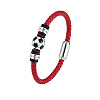 316L Stainless Steel Football Beaded Bracelets FS-WGEB724-03-1