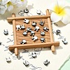5Pcs Natural Black Lip Shell Beads SHEL-YW0001-22-4