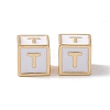Rack Plating Brass Enamel Beads KK-B060-04G-04T-2