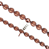 5Bags Flower Iron Decoration Strip FIND-GF0008-41A-R-5