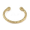 304 Stainless Steel Open Cuff Textured Bangles for Women BJEW-G706-02G-2