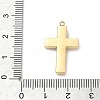 304 Stainless Steel Rhinestone Pendants STAS-L022-085G-09-3