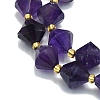 Natural Amethyst Beads Strands G-I376-C15-01-3