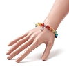 Chakra Theme Gemstone & Synthetic Hematite Beaded Stretch Bracelets for Women BJEW-JB09277-3