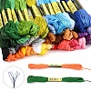 7 Sets 7 Colors Cotton Crochet Threads OCOR-FS0001-02A-3