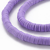 Handmade Polymer Clay Bead Strands CLAY-T002-6mm-57-3