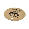 Thank You Theme Kraft Paper Jewelry Display Paper Price Tags CDIS-K004-01A-4