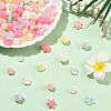 360Pcs 6 Styles UV Plating Opaque Acrylic Beads OACR-YW0004-65-4