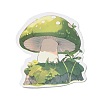 50Pcs Mushroom PVC Waterproof Self-Adhesive Stickers STIC-P014-03-4