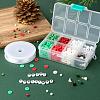 3 Colors 1155Pcs DIY Christmas Theme Stretch Bracelets Making Kits DIY-LS0001-22B-5