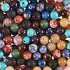 200Pcs 10 Style Natural & Synthetic Gemstone Round Beads G-CJ0001-53-4