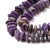 Natural Charoite Beads Strands G-D480-A11-3