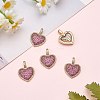 5Pcs Eco-Friendly Brass Micro Pave Cubic Zirconia Pendants KK-SZ0005-68-3