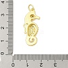 Rack Plating Brass Micro Pave Cubic Zirconia Pendants KK-Z074-63G-3