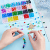 516Pcs 24 Style Crackle Glass Bead GLAA-PH0002-13-3