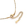 1MM 304 Stainless Steel Snake Chain Necklaces NJEW-N058-05G-2