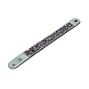 Faux Suede Snap Cord Bracelet LS-BJEW-F428-10-1