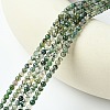 Natural Moss Agate Bead Strands G-K146-07-3mm-2