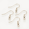 Brass Earring Hooks KK-T029-132LG-NF-1