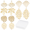 36Pcs 6 Style Baking Paint Alloy Pendants FIND-SC0002-32-1