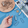 304 Stainless Steel Keychain Clasp Findings STAS-WH0072-03P-3