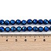 Electroplated Synthetic Non-magnetic Hematite Beads Strands G-H072-B01-01E-4