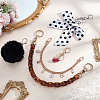 1Pc Leopard Print Acrylic Bag Handles DIY-GA0009-77-4
