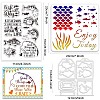 Globleland Custom PVC Plastic Clear Stamps DIY-GL0004-56-6