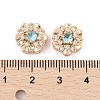 Rack Plating Brass Micro Pave Cubic Zirconia Beads KK-F879-03G-01-3