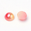 Imitation Pearl Acrylic Cabochons OACR-R063-6mm-14-2