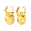 Nuggets Brass Hoop Earrings for Women EJEW-U057-06B-01G-4