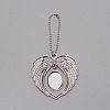 Alloy Pendant Decoration Cabochon Settings AJEW-WH0251-45-2