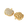 Brass Micro Pave Cubic Zirconia Charms KK-C086-11G-2