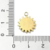 Ion Plating(IP) 304 Stainless Steel Pendants STAS-B058-17G-07-3