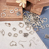 DIY Heart Earring Making Kit DIY-TA0005-40-5