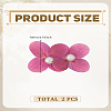 2Pcs Iron Alligator Hair Clips PHAR-LP0002-29E-2