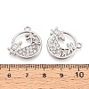 Alloy and Rhinestone Pendants PALLOY-T092-18C-P-3