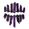Natural Lepidolite/Purple Mica Stone Beads Strands G-N215-007-4