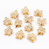 Brass Beads KK-BC0006-57G-3